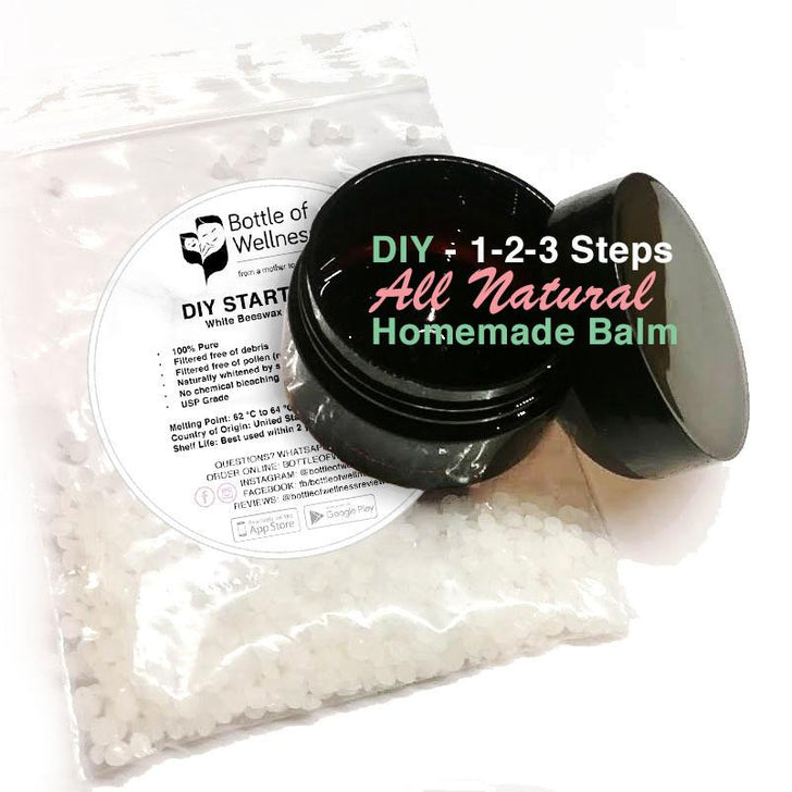 DIY - 1-2-3 Steps All Natural Homemade Balm