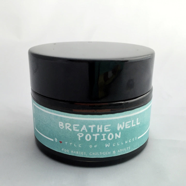 DISCONTINUED: Breathe Well Potion (30ml) - Bottle of Wellness | HOMEMADE & NATURAL WELLNESS IN A BOTTLE. NO NASTIES!