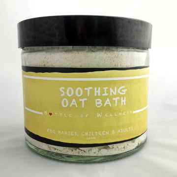 DISCONTINUED: Soothing Oat Bath (250ml) - Bottle of Wellness | HOMEMADE & NATURAL WELLNESS IN A BOTTLE. NO NASTIES!