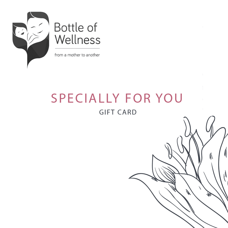 Gift Card - Bottle of Wellness | HOMEMADE & NATURAL WELLNESS IN A BOTTLE. NO NASTIES!