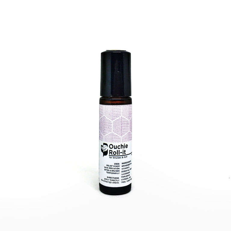 Ouchie Roll-it (10ml) - Bottle of Wellness | HOMEMADE & NATURAL WELLNESS IN A BOTTLE. NO NASTIES!
