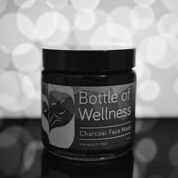 DISCONTINUED: Charcoal Face Mask (120ml) - Limited edition - Bottle of Wellness | HOMEMADE & NATURAL WELLNESS IN A BOTTLE. NO NASTIES!