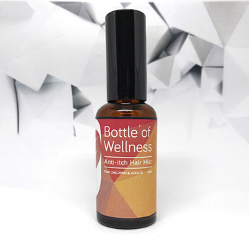 DISCONTINUED: Anti-itch Hair Mist (50ml) - Bottle of Wellness | HOMEMADE & NATURAL WELLNESS IN A BOTTLE. NO NASTIES!