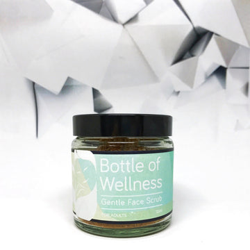DISCONTINUED: Gentle Face Scrub (120ml) - Bottle of Wellness | HOMEMADE & NATURAL WELLNESS IN A BOTTLE. NO NASTIES!